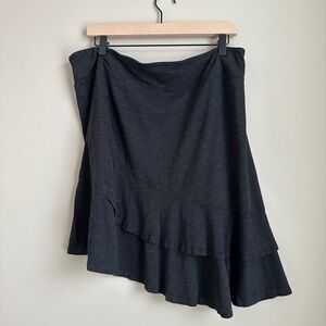 Toad&Co Samba Scallop Skirt Black Size Large